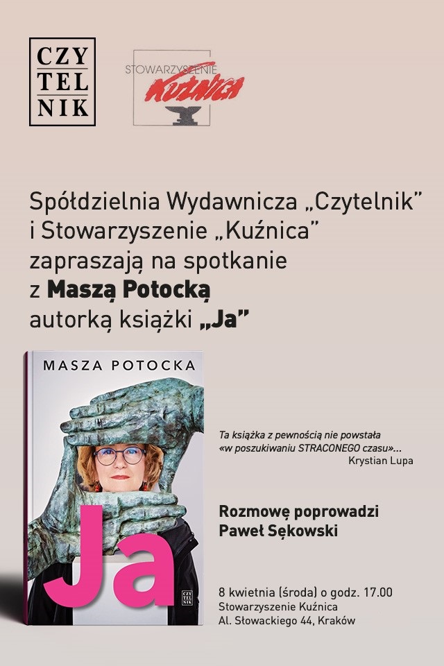 "Ja" - spotkanie z Maszą Potocką